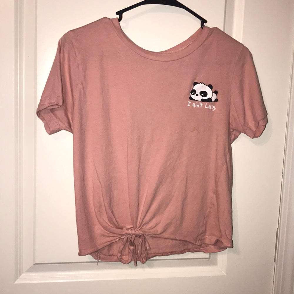 Panda crop top